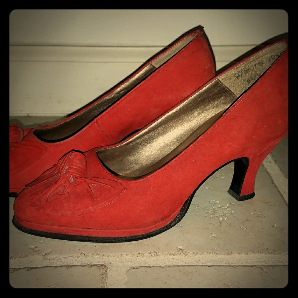 Red Suede Shoes